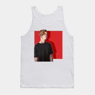 Marcus - red Tank Top